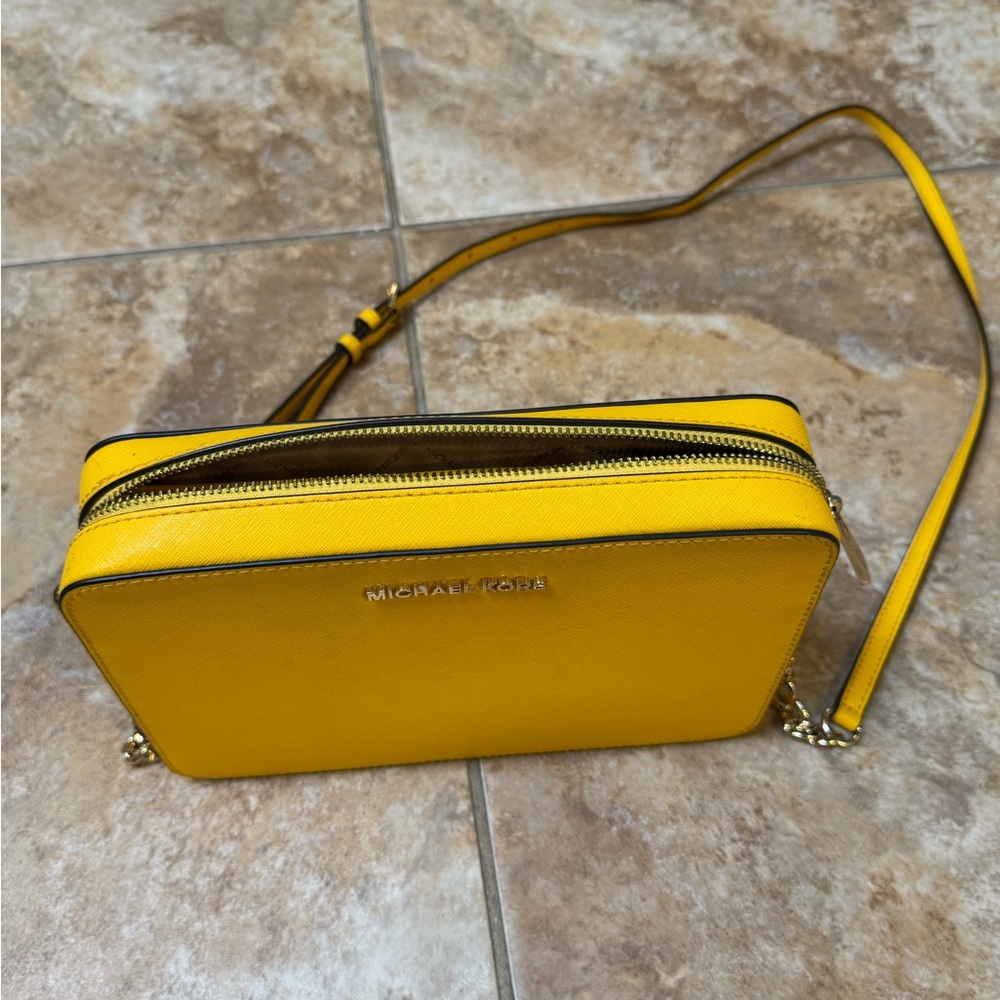 Michael Kors Vibrant Yellow Crossbody Bag
